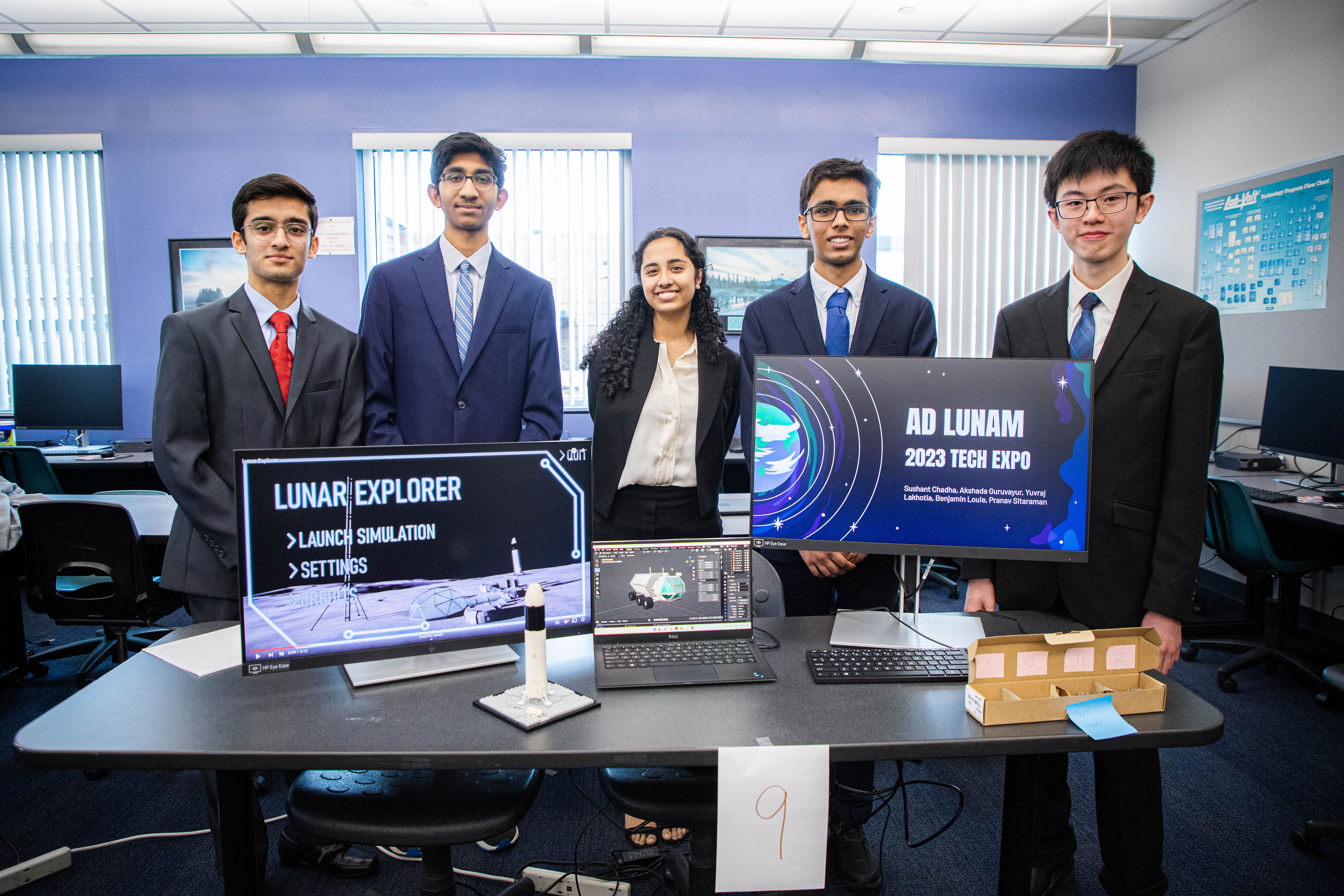 Lunar Explorer and Ad Lunam teams from the Edison Academy Magnet Schools